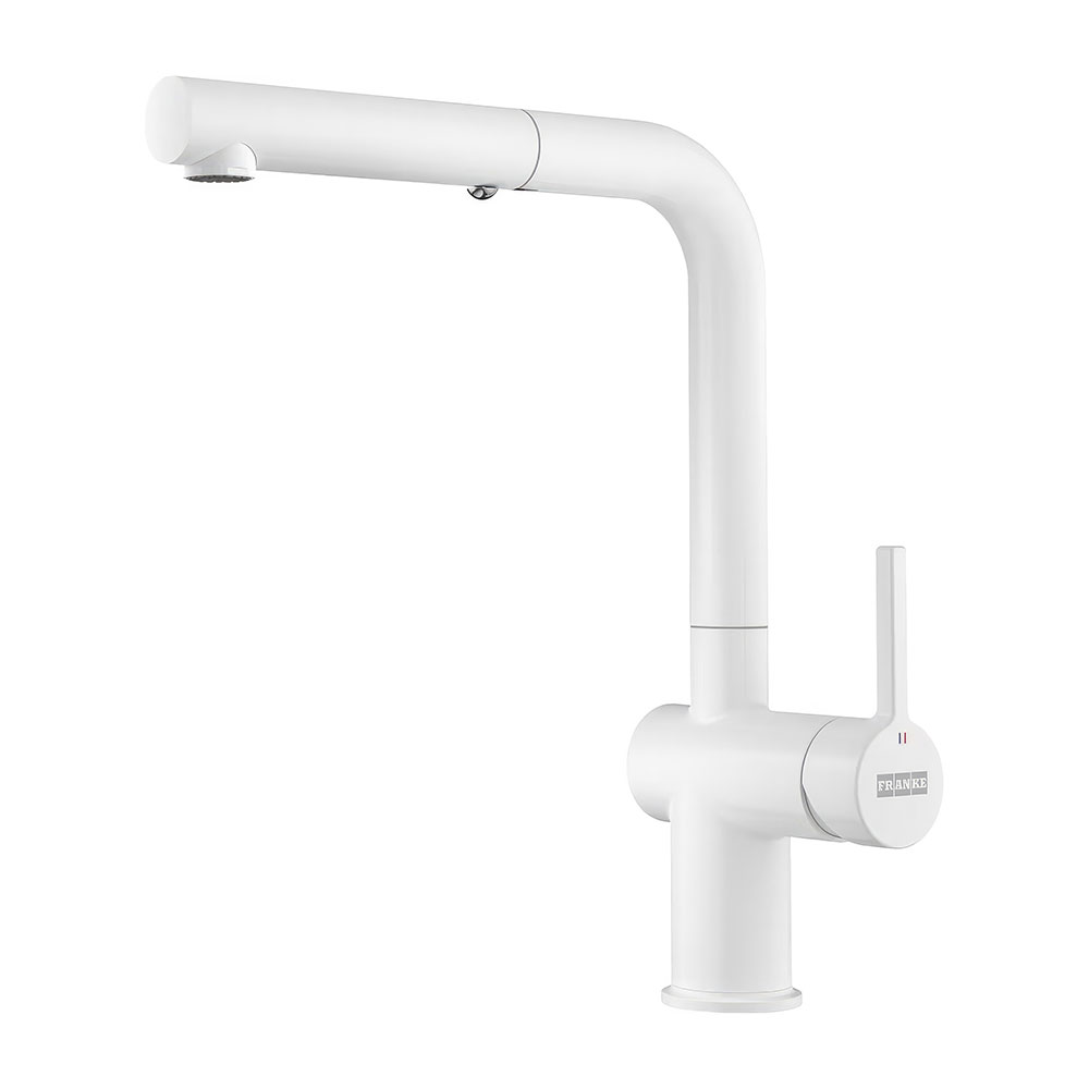 Franke Active Plus Metalic Doccia Mat Beyaz Tek Kumandalı Spiralli Armatür