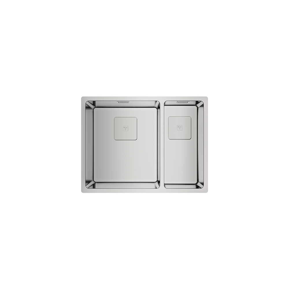 Teka Maestro Flexlinea RS15 2B 580 Çift Hazneli Tezgahüstü/TezgahaSıfır (Flush) Tezgahaltı Paslanmaz Çelik Eviye