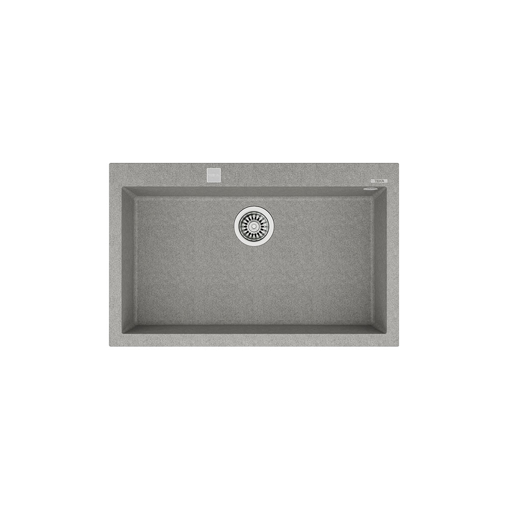 Teka Maestro Forsquare 72.40 TG Stone Grey, Tek Hazneli Tezgahüstü Tegranite + Eviye