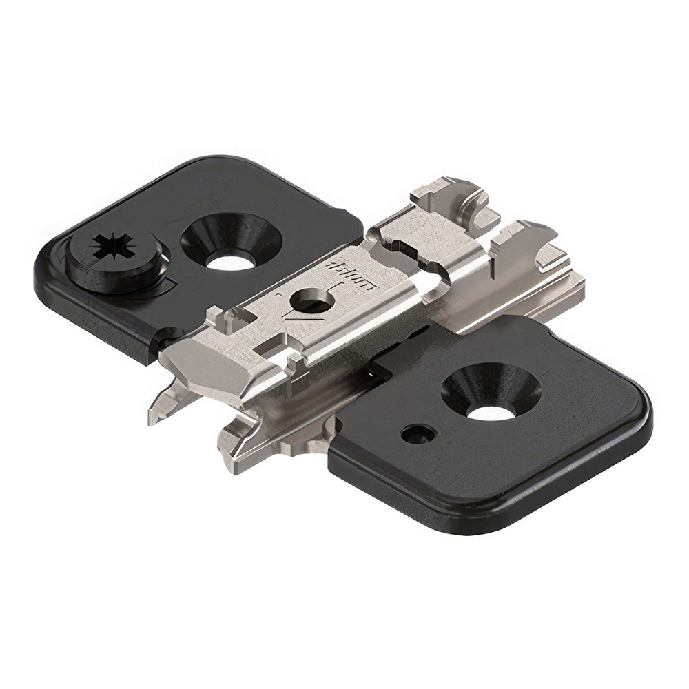 Blum 173H7100 Clip Haç Tipi Ekzantrik Ayarlı Çelik Taban Onyx-Siyah