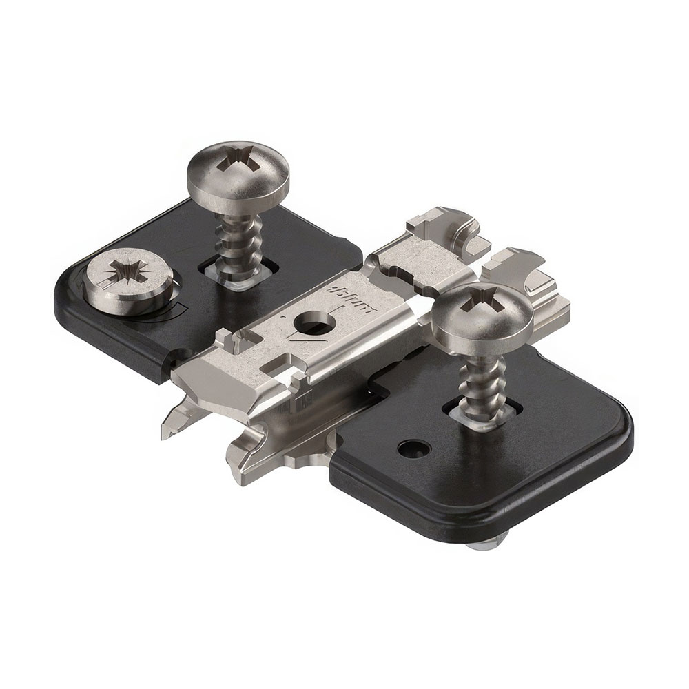 Blum 174H7100E Clip Haç Tipi Ekzantrik Ayarlı Çelik Taban Expando Onyx-Siyah