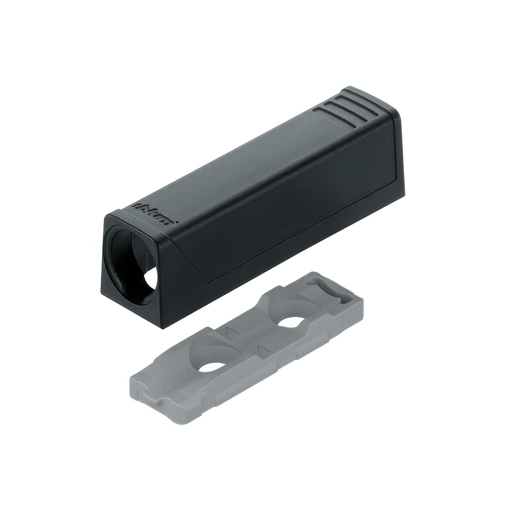 Blum 956.1201 TIP-ON Kısa Adaptör Carbon Siyah