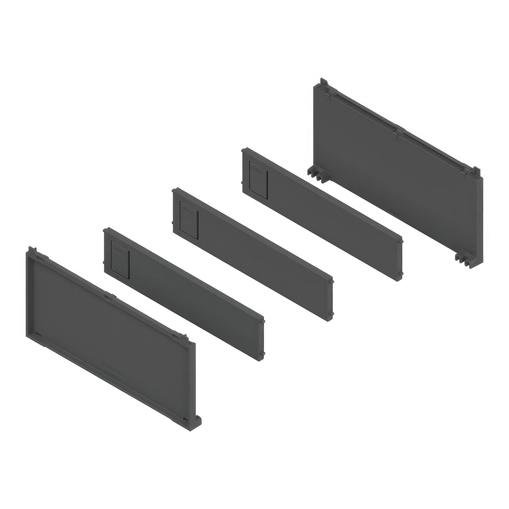 Blum ZC7B0200S.OG Ambia Line Şişelik Bölümlendirme Seti 200x15x88mm Orion Gri
