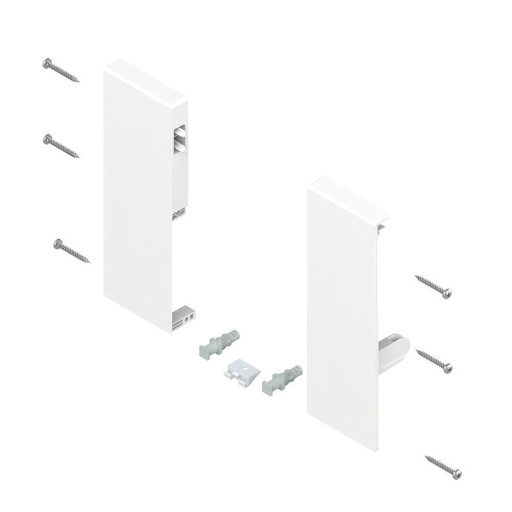 Blum ZIF.74C0 R+L Tandembox Antaro İpek Beyazı C Yükseklik İç Çekmece Ön Bağlantı Braketi