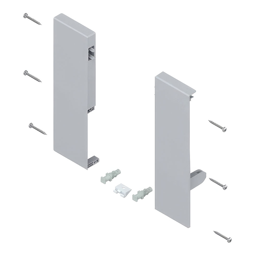 Blum ZIF.74D0 R+L Tandembox Antaro Gri D Yükseklik İç Çekmece Ön Bağlantı Braketi