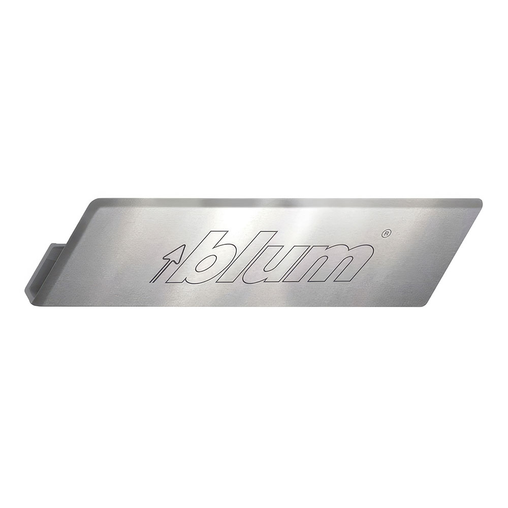 Blum ABD.1009.Bl Logolu Kapak Inox (AVENTOS Hf/Hs/Hl/HkTop/Hk-S)