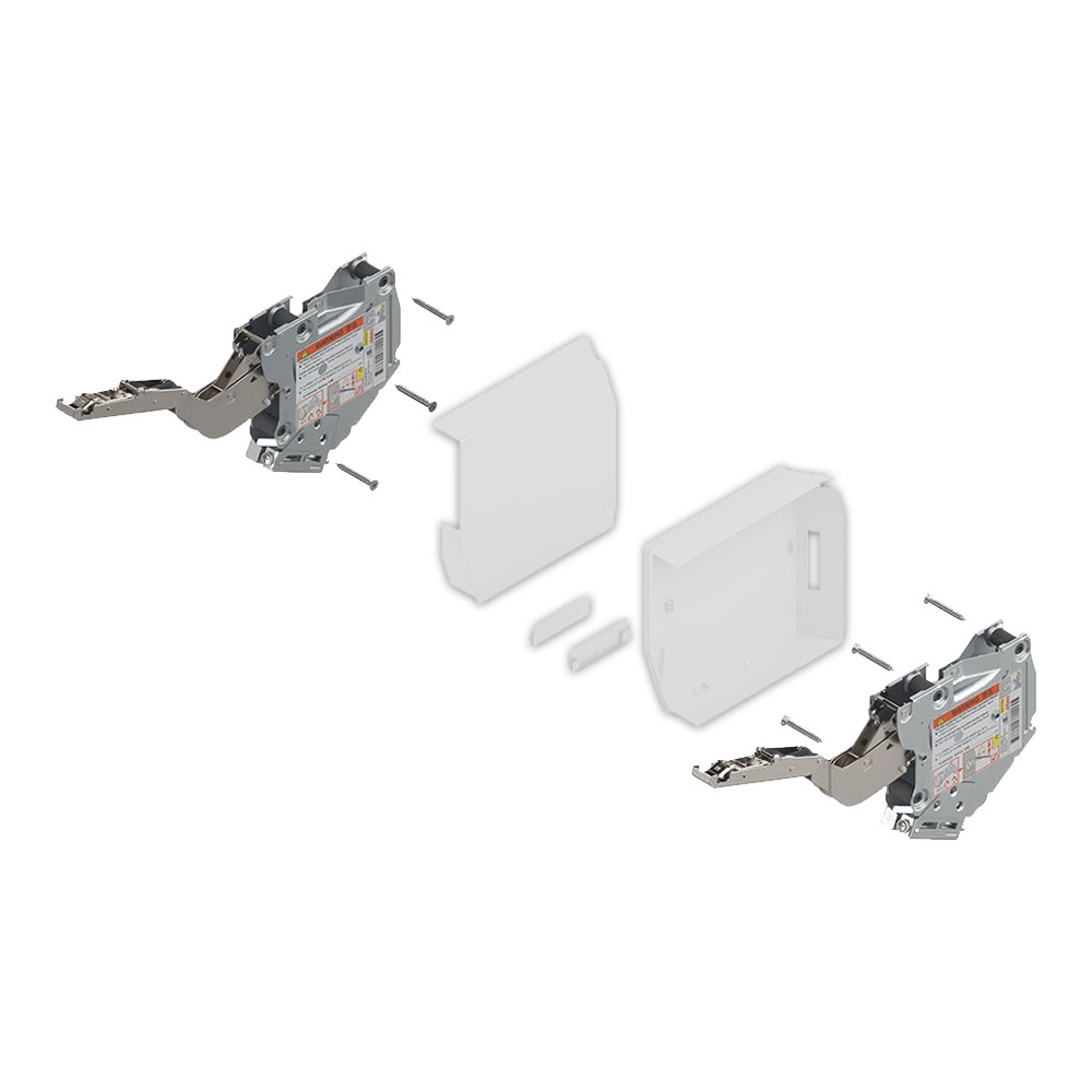 Blum 20K2C00T06KRA Aventos HK-S İpek Beyazı Güç Ünitesi Seti Kapak Dahil Mekanizma PF:400-1000mm TIP-ON için