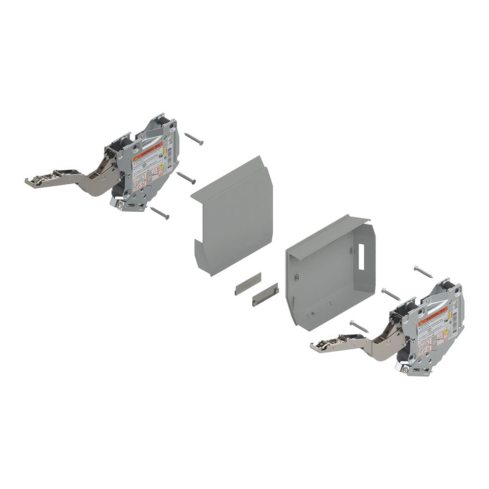Blum 20K2C00T06KRA Aventos HK-S Gri Güç Ünitesi Seti Kapak Dahil Mekanizma PF:400-1000mm TIP-ON için