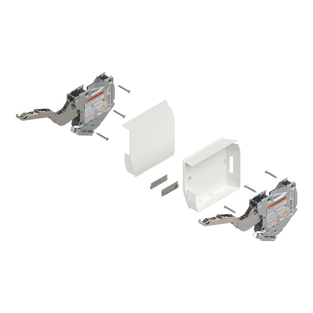 Blum 20K2E00T06KRA Aventos HK-S İpek Beyaz Güç Ünitesi Seti Kapak Dahil Mekanizma PF:960-2215mm TIP-ON için