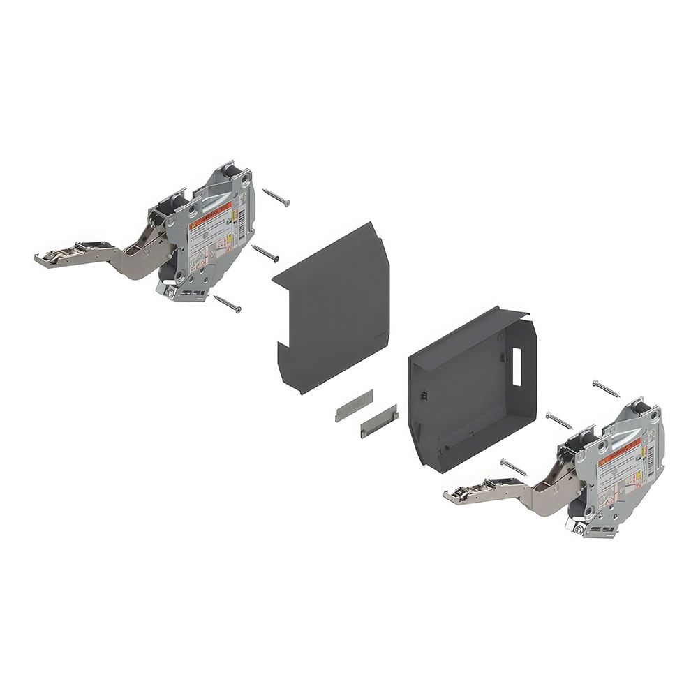 Blum 20K2E00T06KRA Aventos HK-S Koyu Gri Güç Ünitesi Seti Kapak Dahil Mekanizma PF:960-2215mm TIP-ON için