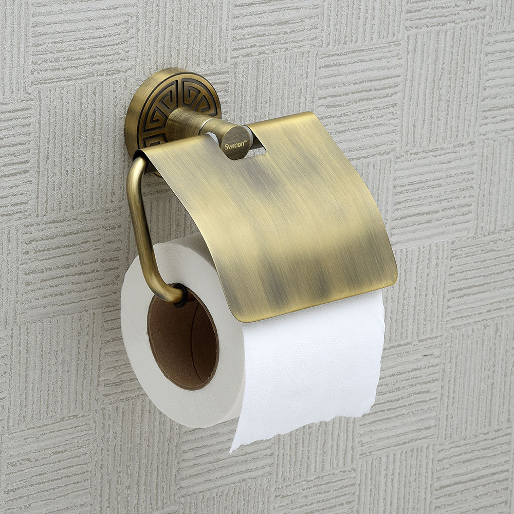 Swicon VL 10010 Villa Collection Antik Kapaklı Tuvalet Kağıtlığı