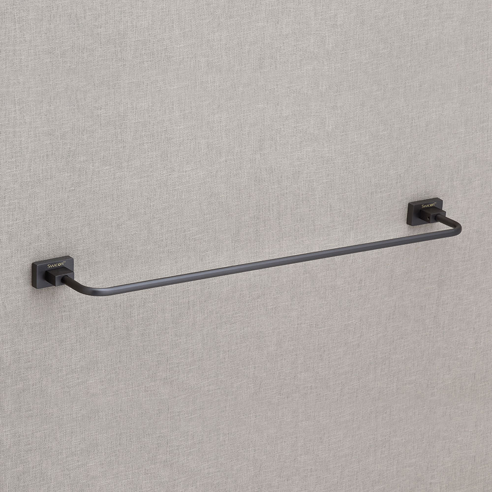 Swicon KS 8204 Kingstone Collection Grafit Siyah Uzun Havluluk 610mm