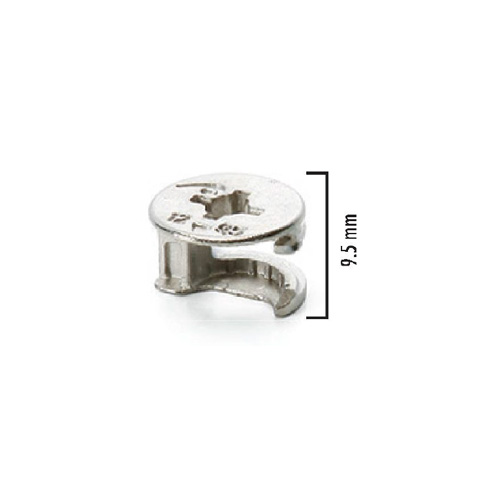 Ayder A0521-1 Minifix Gövde 9,5x15mm Nikel