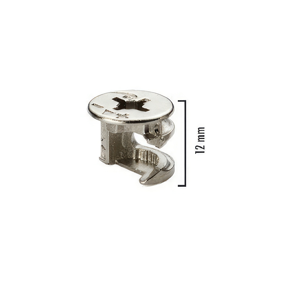 Ayder A0522 Minifix Gövde 12x15mm Nikel