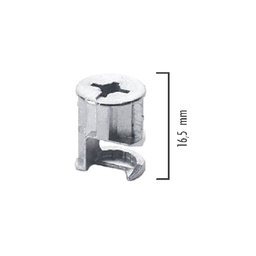 Ayder A0530 Minifix Gövde 16,5x15mm Çinko