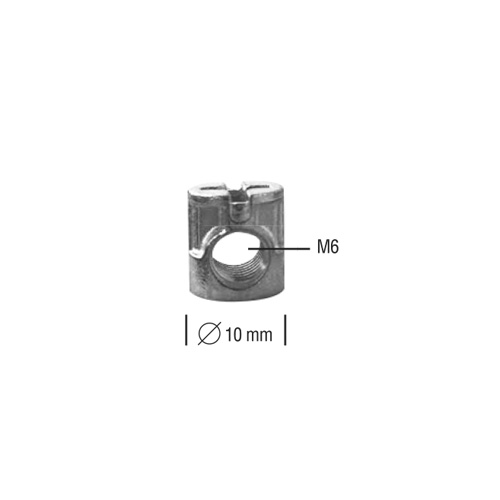 Ayder A0307 Silindir Somunlar M6 / 10x10 - 10x14mm Çinko