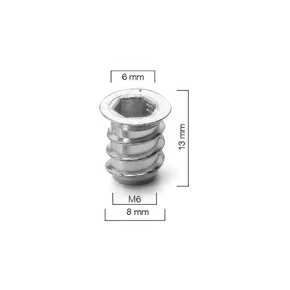 Ayder A0300 Metal Dübel M6 / 8x13mm Çinko