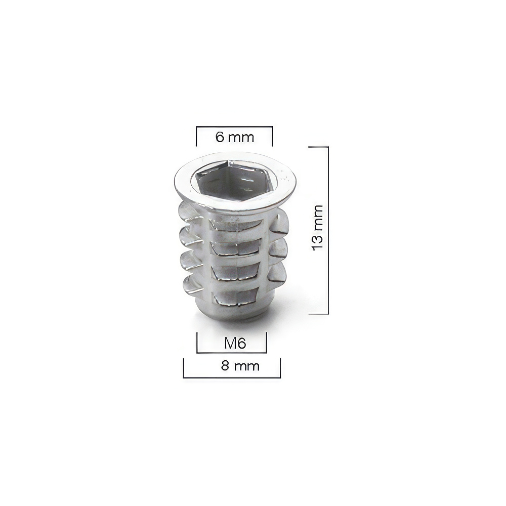 Ayder A0309 Metal Dübel Euro M6 / 8x13mm Çinko