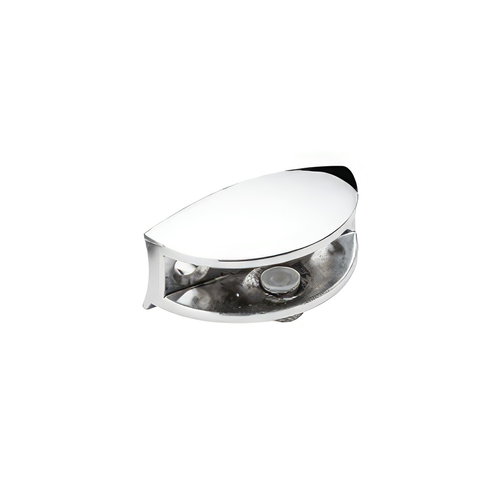 Ayder A1849 Metal Oval Boruya Monte Raf Tutucu Vidalı Krom