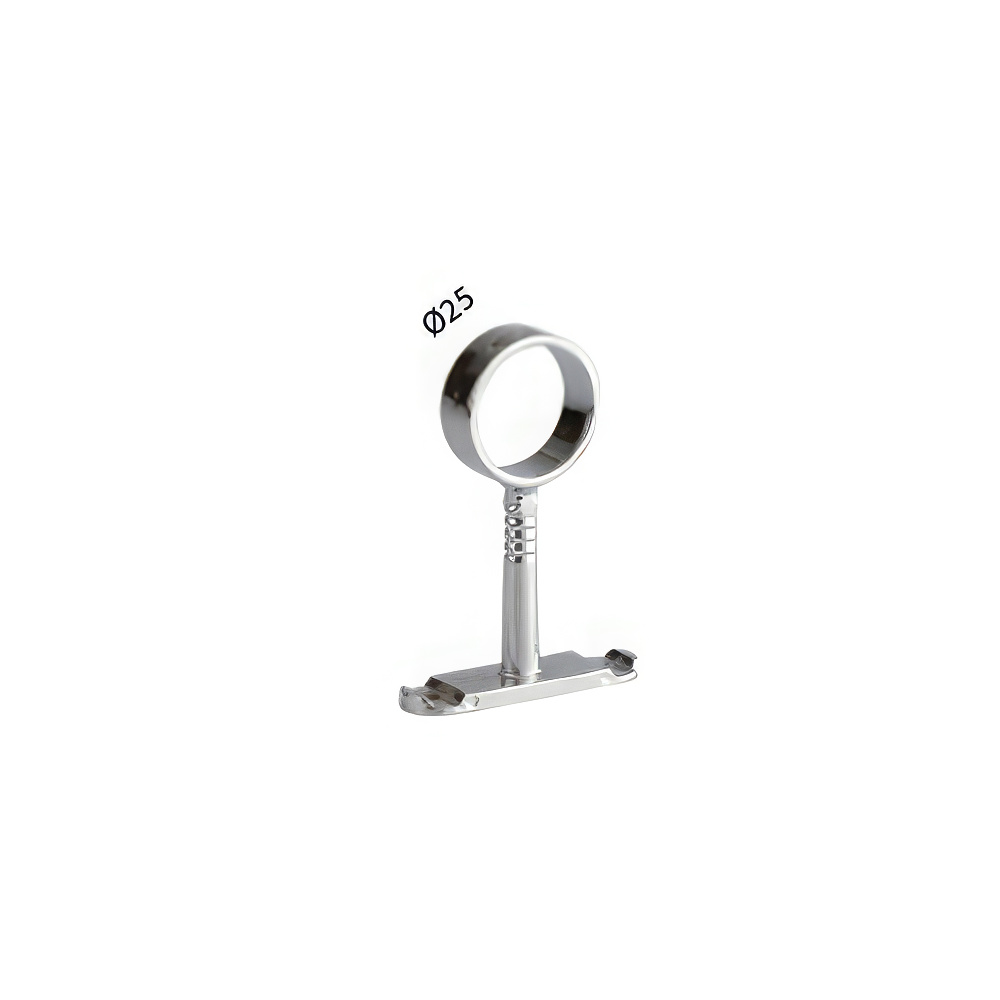 Ayder D0705 Yuvarlak Ayaklı Flanş Açık Krom Ø25