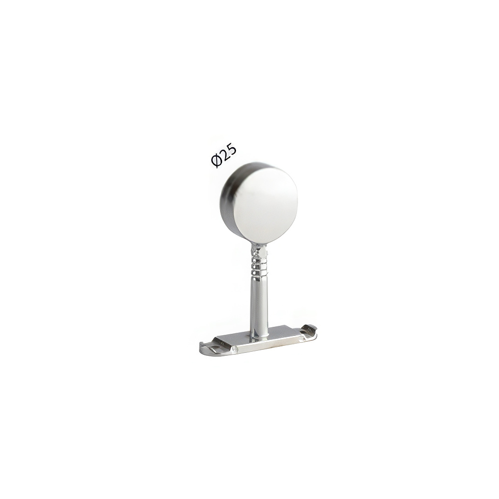Ayder D0706 Yuvarlak Ayaklı Flanş Kapalı Krom Ø25