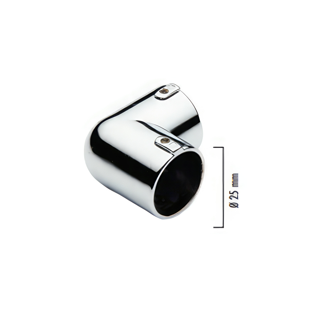 Ayder D0734 L Boru Flanşı Krom Ø25