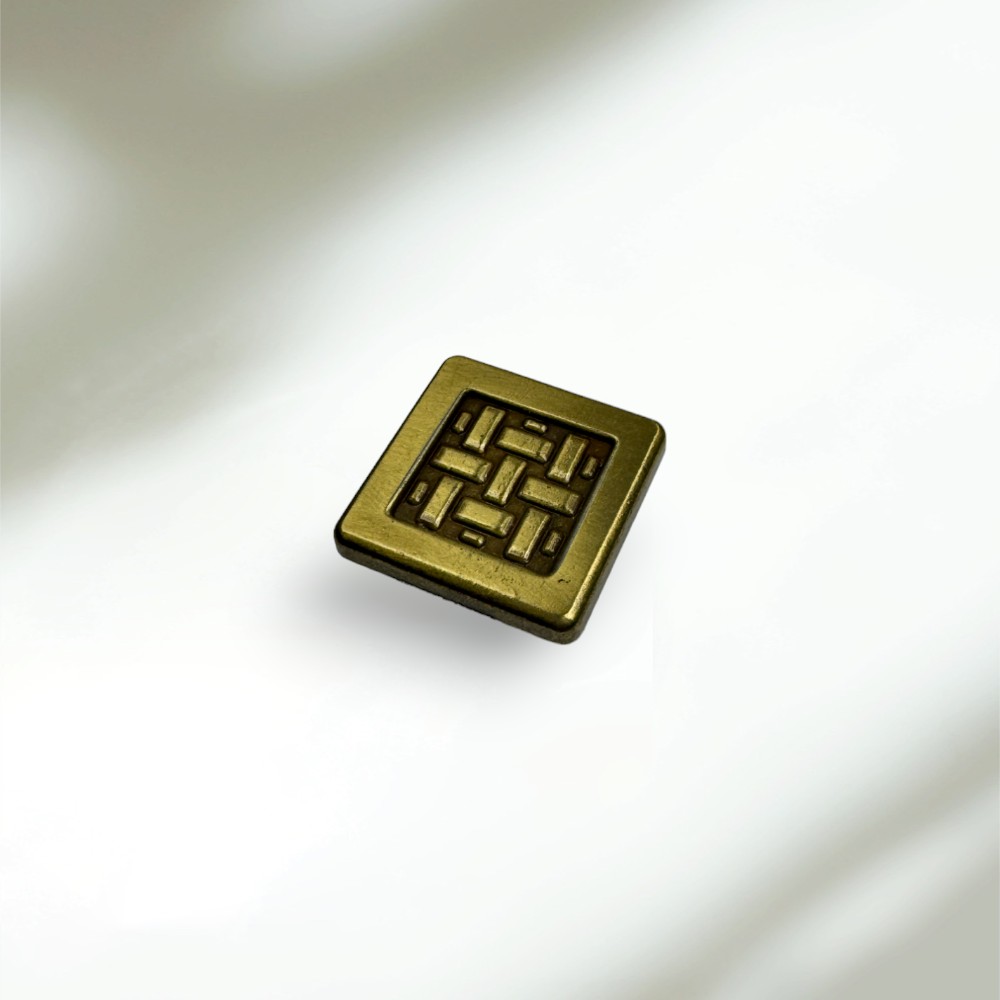 Umut Model 22 Düğme Kulp 25x25 mm. Antik