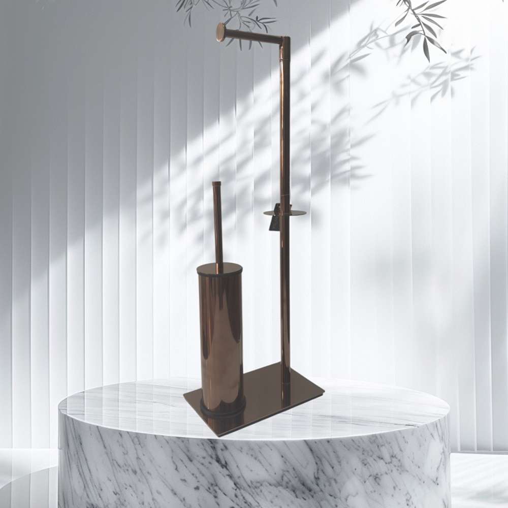 Arte ART370-R Ayaklı Yedek Kağıtlık ve Kağıtlık, Rose