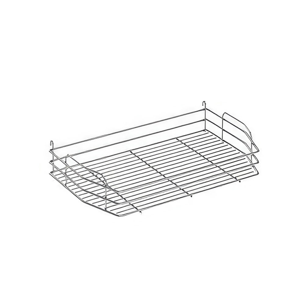 Starax S-1235-C İkiz Kiler Tel Hasır Sepet Büyük Krom 60 cm.
