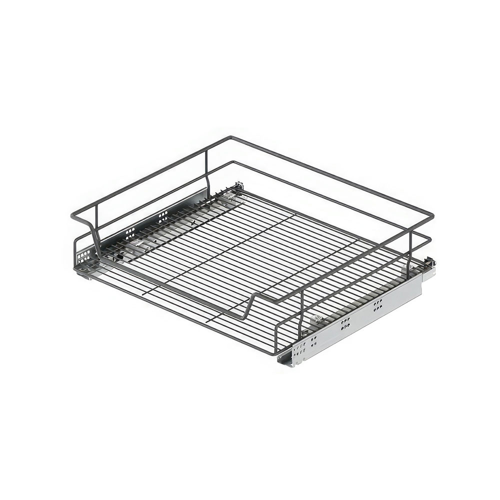Starax S-2335-A Bağımsız Çift Açılım Gizli Raylı Çekmece Antrasit 55 cm.