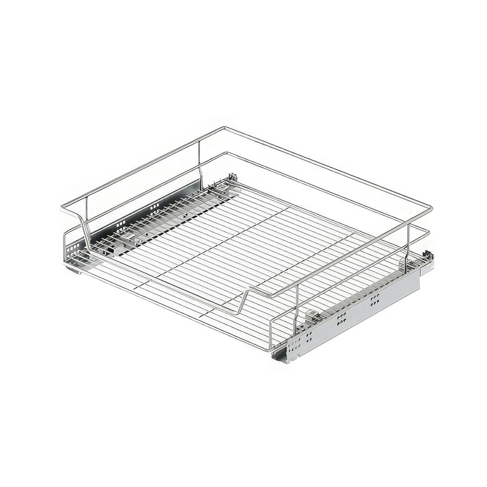 Starax S-2336-C Bağımsız Çift Açılım Gizli Raylı Çekmece Krom 60 cm.