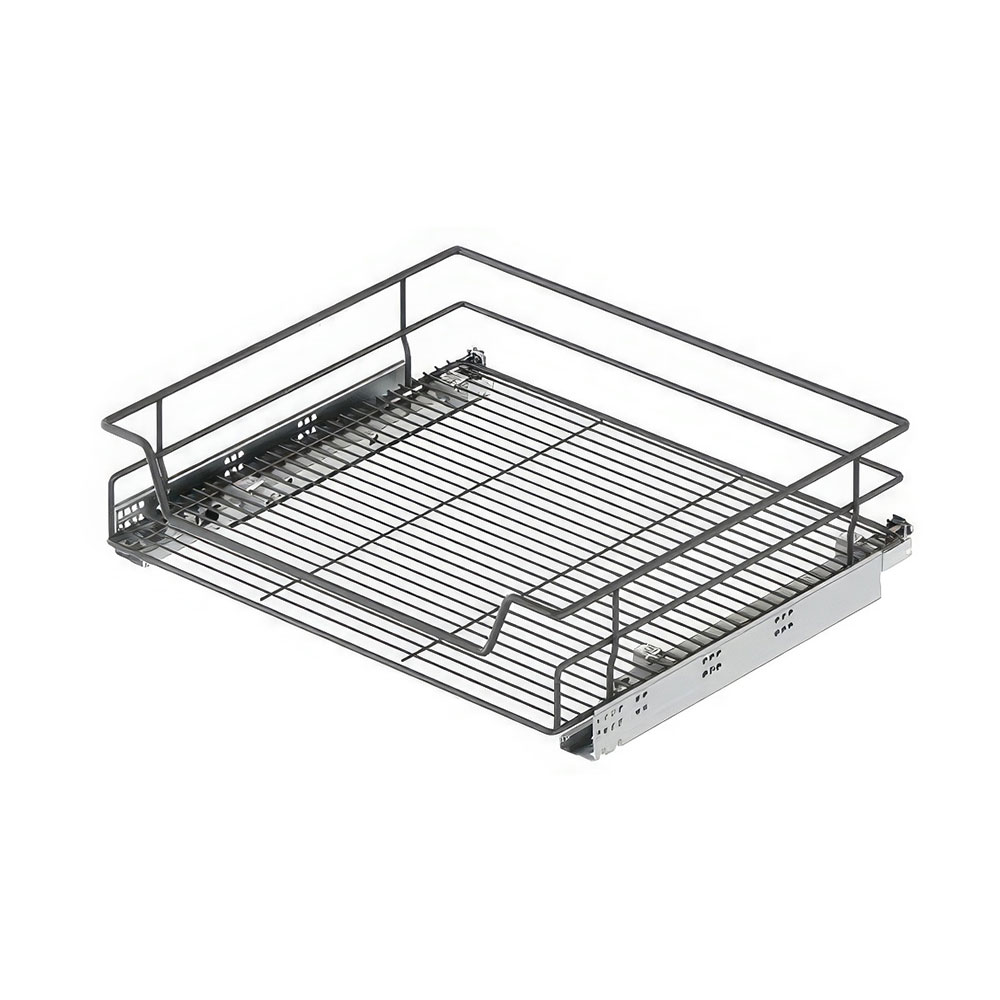 Starax S-2337-A Bağımsız Çift Açılım Gizli Raylı Çekmece Antrasit 70 cm.