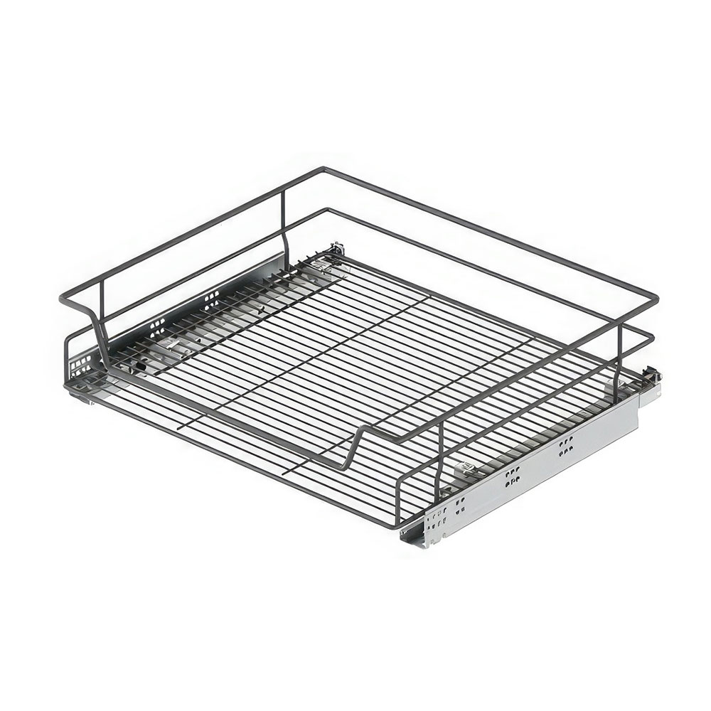 Starax S-2338-A Bağımsız Çift Açılım Gizli Raylı Çekmece Antrasit 80 cm.