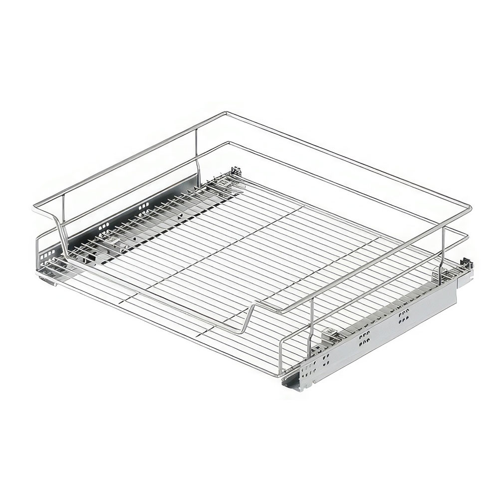 Starax S-2339-C Bağımsız Çift Açılım Gizli Raylı Çekmece Krom 90 cm.