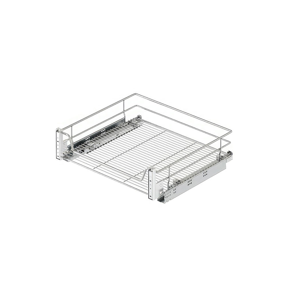 Starax S-2342-C Kapağa Monte Çift Açılım Gizli Raylı Çekmece Krom 40 cm.