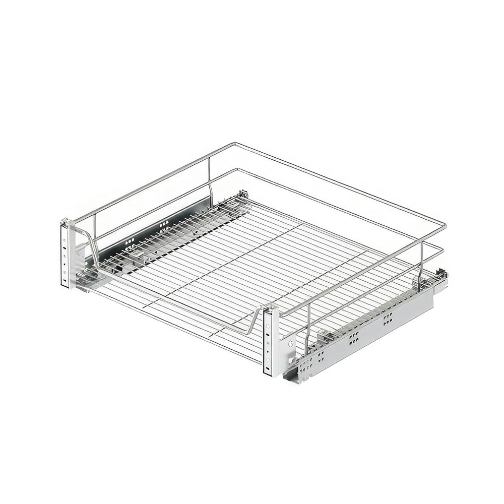 Starax S-2346-C Kapağa Monte Çift Açılım Gizli Raylı Çekmece Krom 60 cm.
