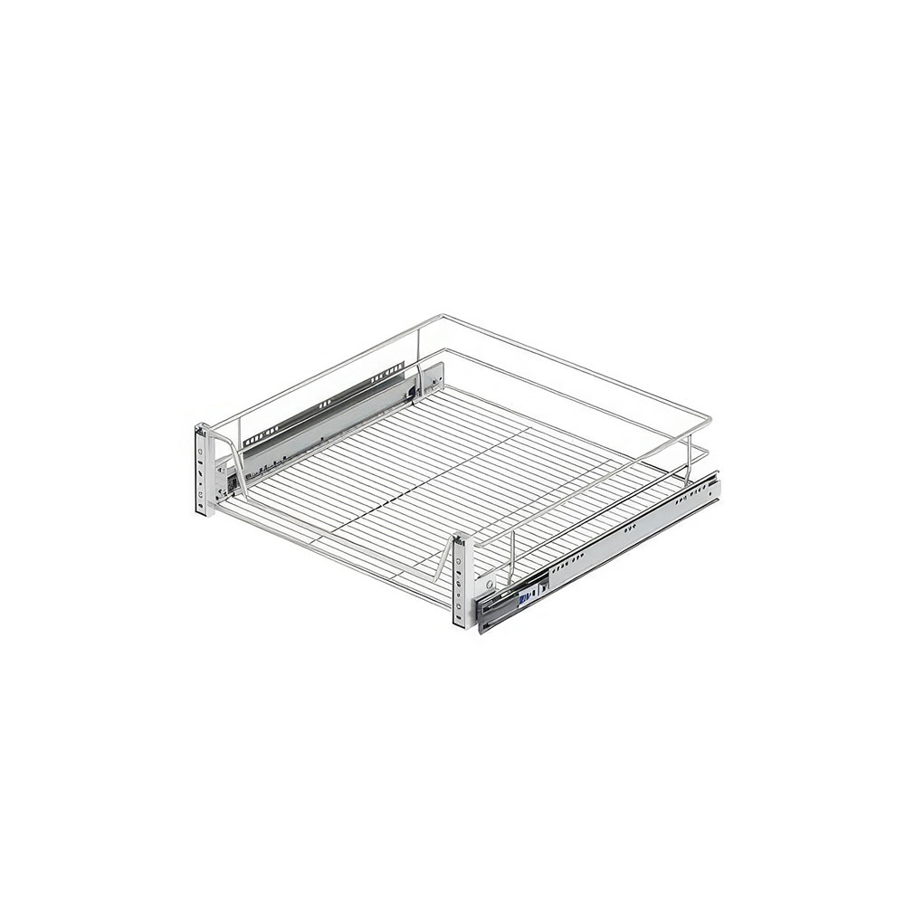Starax S-2057-C Kapağa Monte Teleskopik Raylı Çekmece Krom 35 cm.