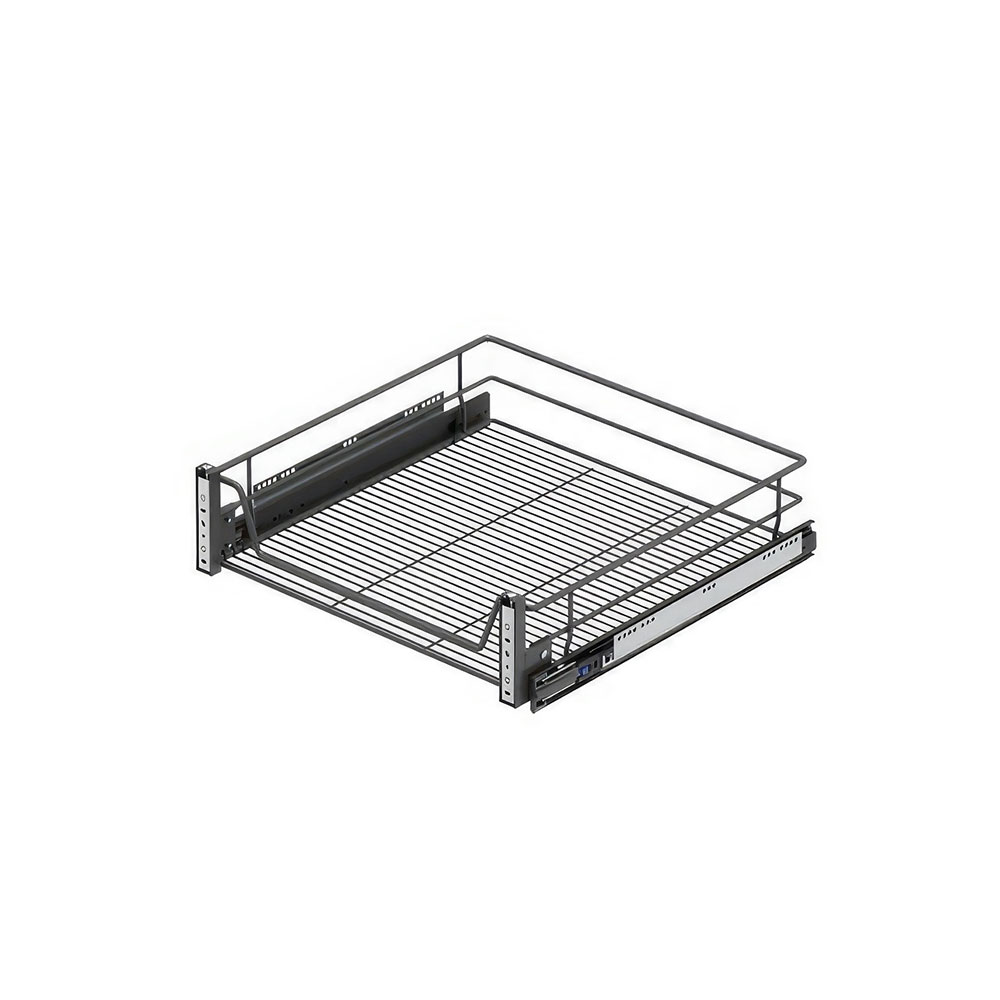 Starax S-2058-A Kapağa Monte Teleskopik Raylı Çekmece Antrasit 40 cm.