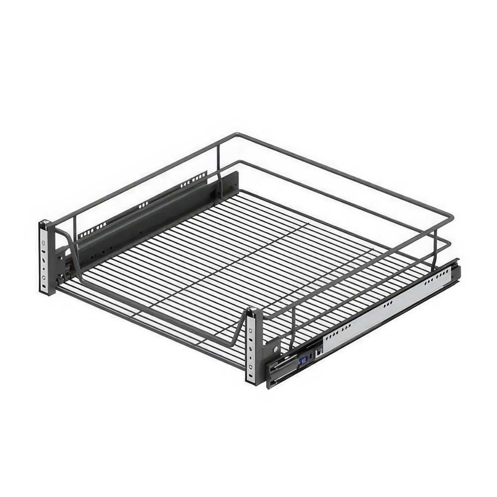 Starax S-2072-A Kapağa Monte Teleskopik Raylı Çekmece Antrasit 80 cm.