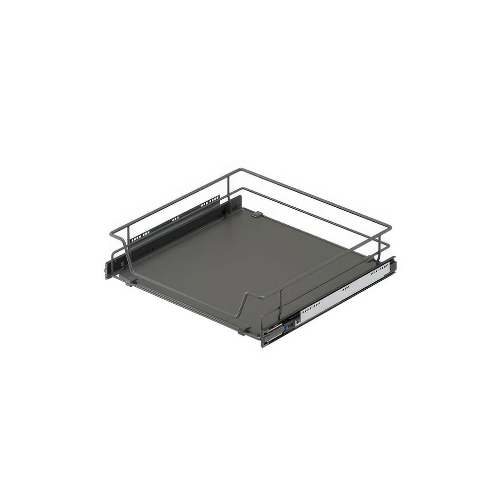 Starax S-2307-A Ahşap Tabanlı Bağımsız Teleskopik Raylı Çekmece Antrasit 35 cm.