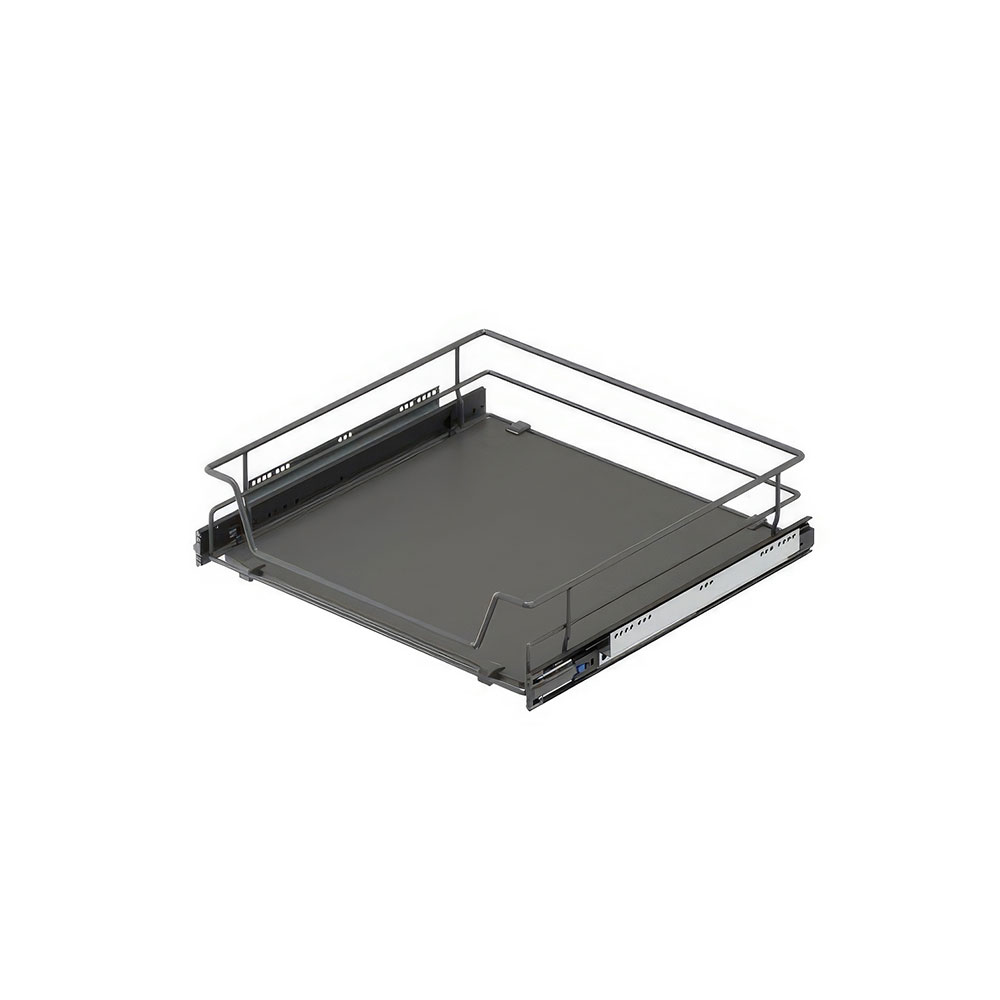 Starax S-2308-A Ahşap Tabanlı Bağımsız Teleskopik Raylı Çekmece Antrasit 40 cm.