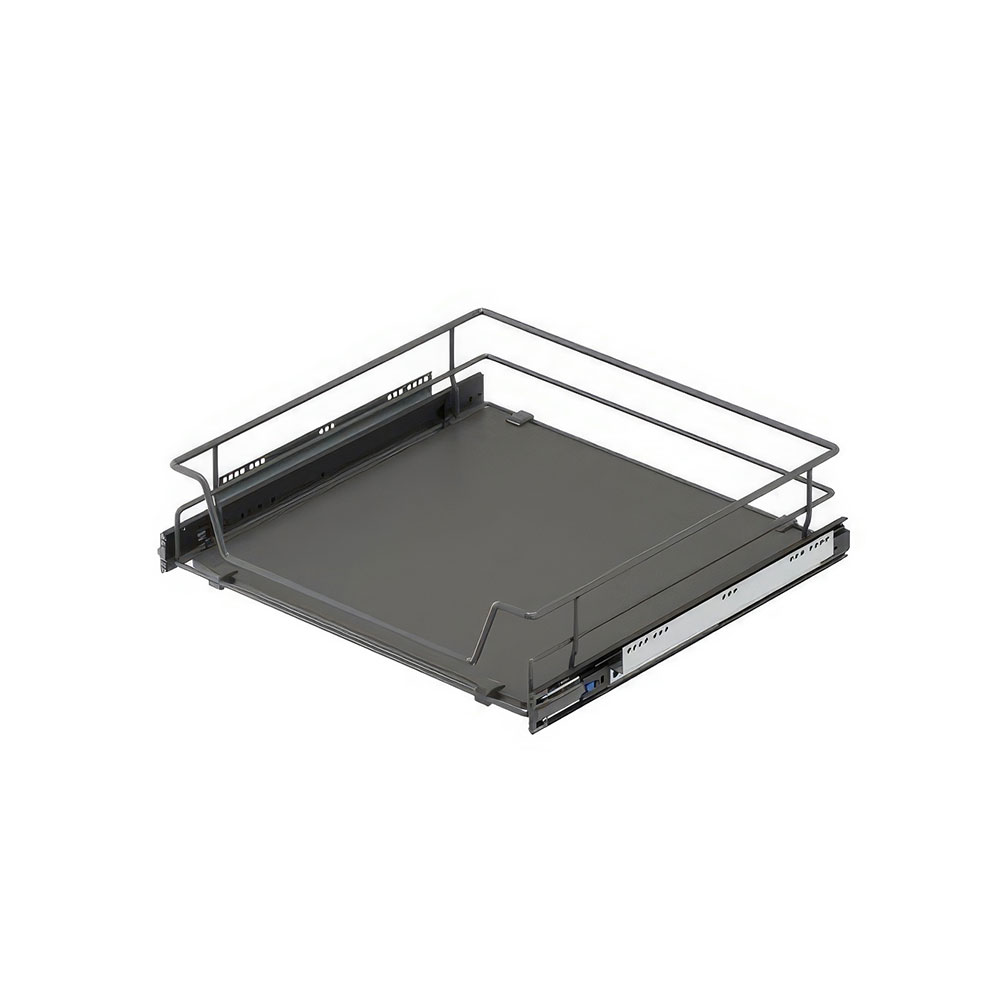 Starax S-2310-A Ahşap Tabanlı Bağımsız Teleskopik Raylı Çekmece Antrasit 50 cm.