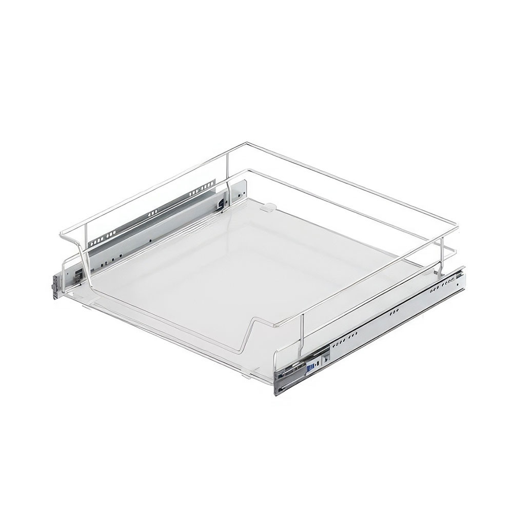 Starax S-2321-C Ahşap Tabanlı Bağımsız Teleskopik Raylı Çekmece Krom 70 cm.