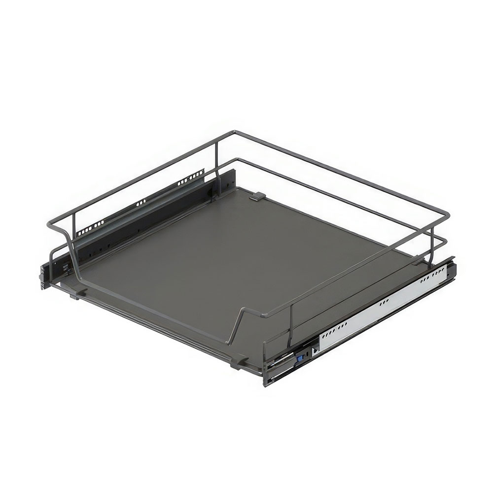 Starax S-2322-A Ahşap Tabanlı Bağımsız Teleskopik Raylı Çekmece Antrasit 80 cm.