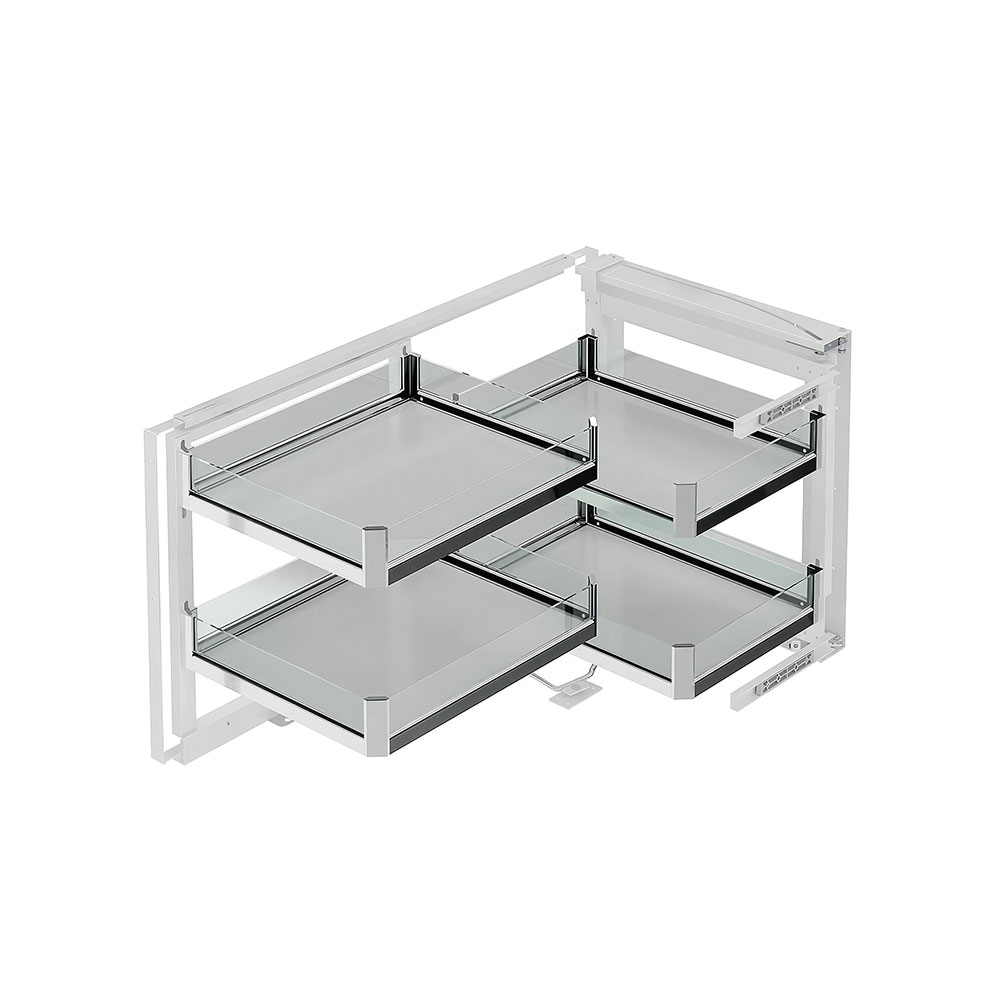 Stararax S-3002-P-C Premium Kapağa Monte Kör Köşe Mekanizması Sağ Krom 45 cm.