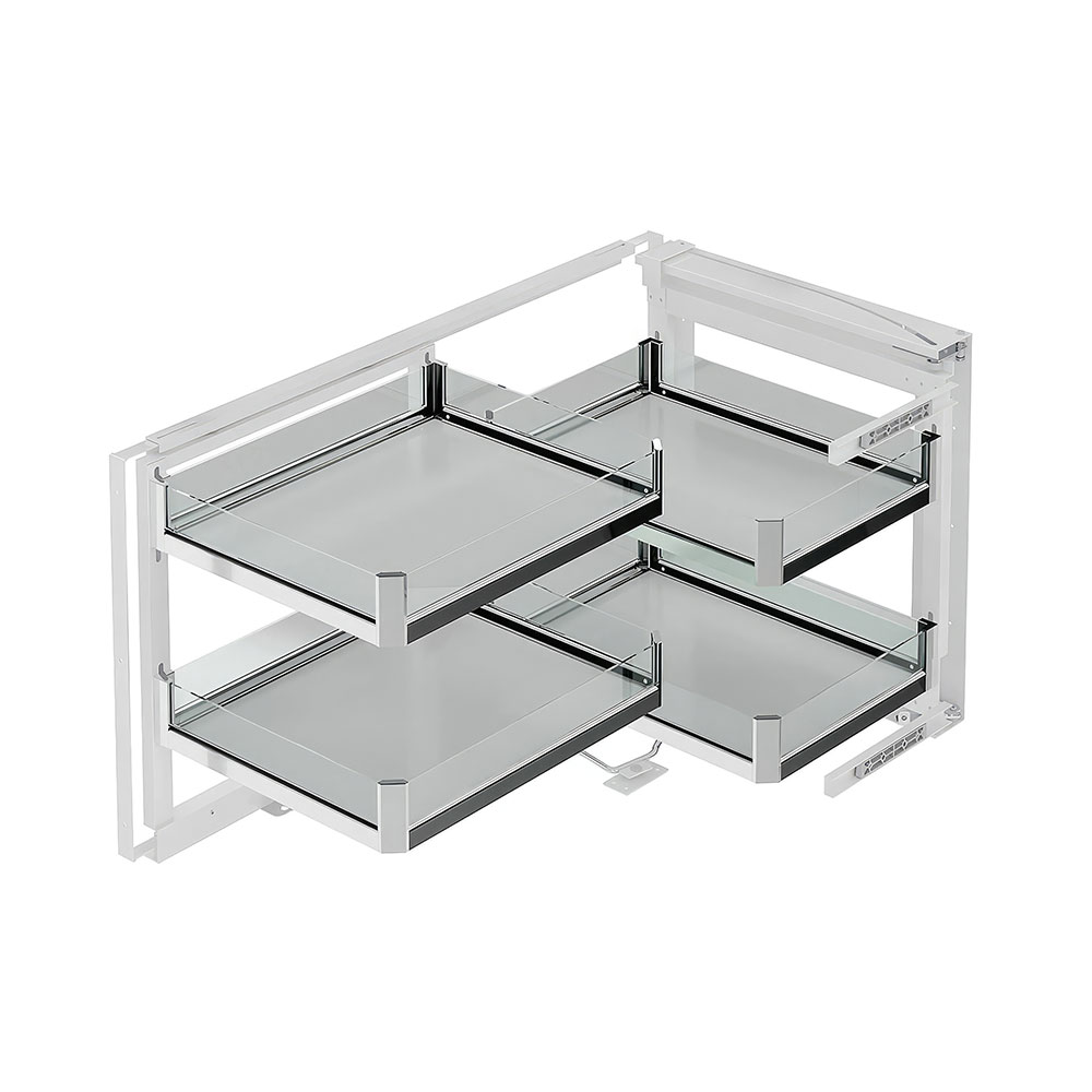 Starax S-3072-P-C Premium Kapağa Monte Kör Köşe Mekanizması Sağ Krom 50 cm