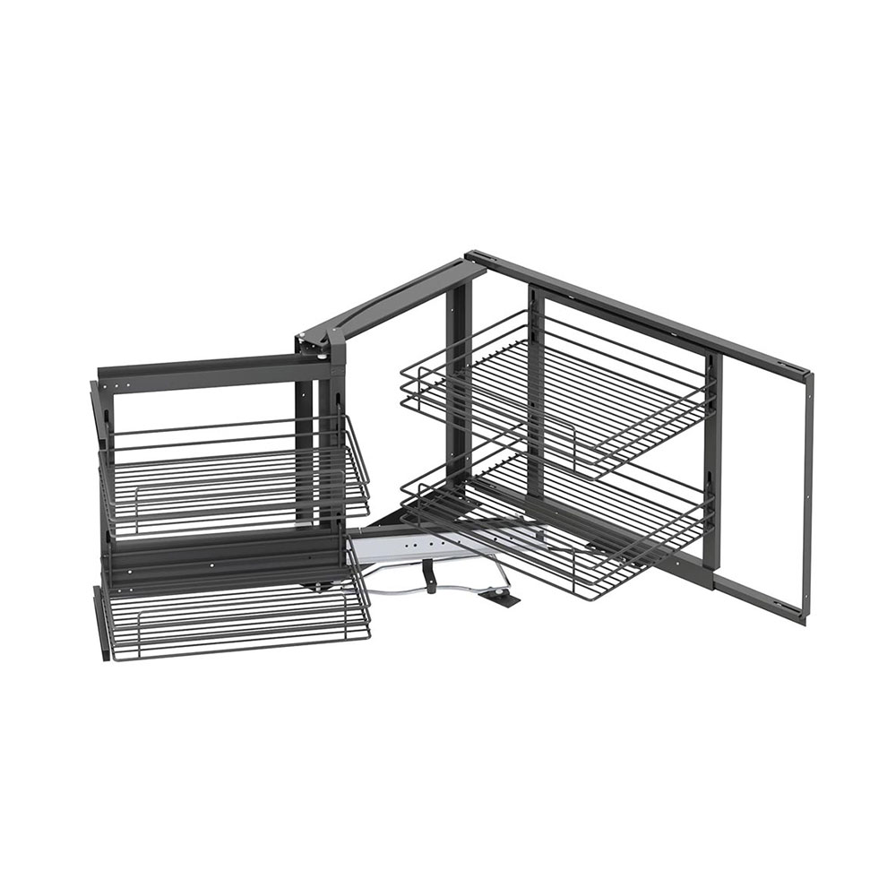 Starax S-3072-A Kapağa Monte Kör Köşe Mekanizması Sağ Antrasit 50 cm.