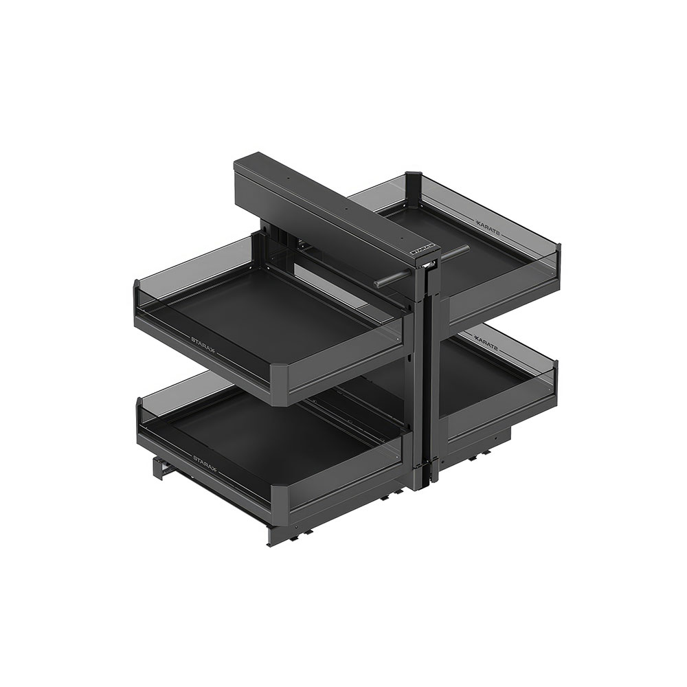 Starax S-3005-P-A Premium Bağımsız Kör Köşe Mekanizması Antrasit 40 cm