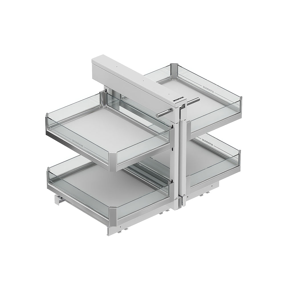 Starax S-3007-P-W Premium Bağımsız Kör Köşe Mekanizması Beyaz 45 cm