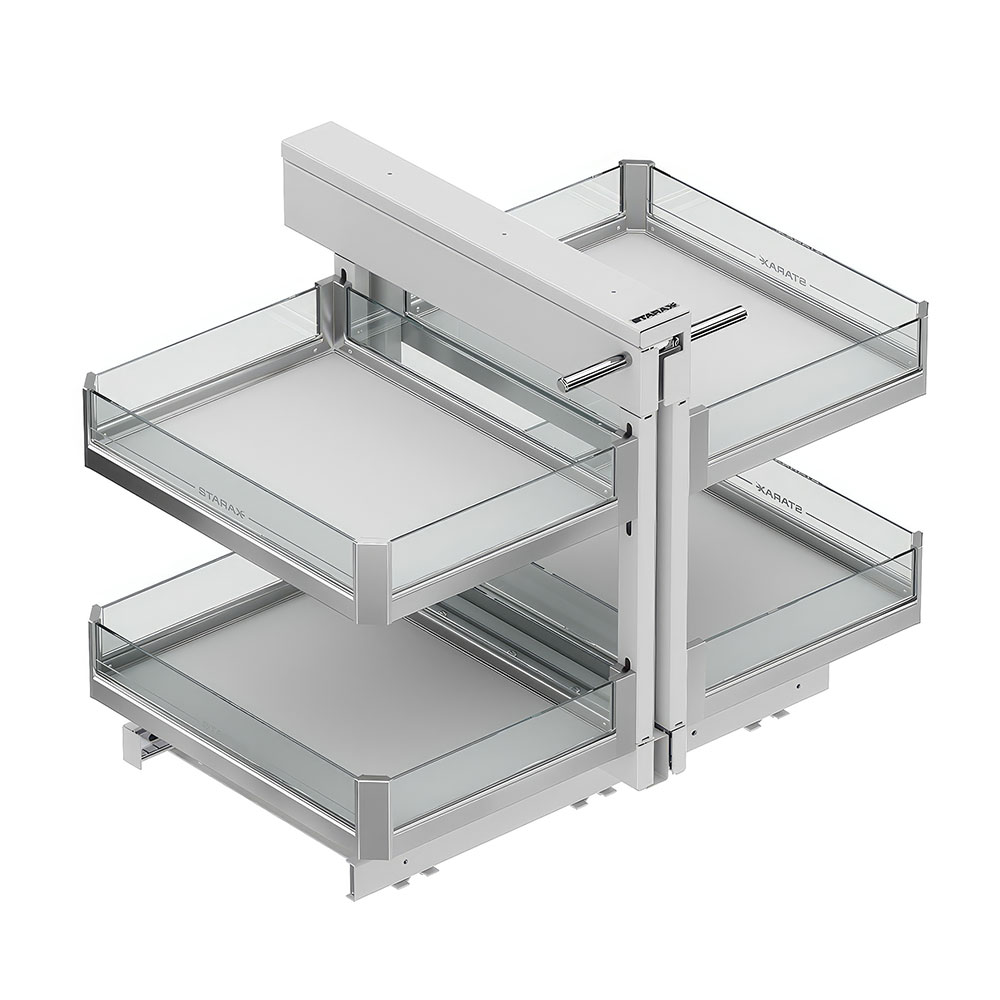 Starax S-3111-P-W Premium Bağımsız Kör Köşe Mekanizması Beyaz 55 cm